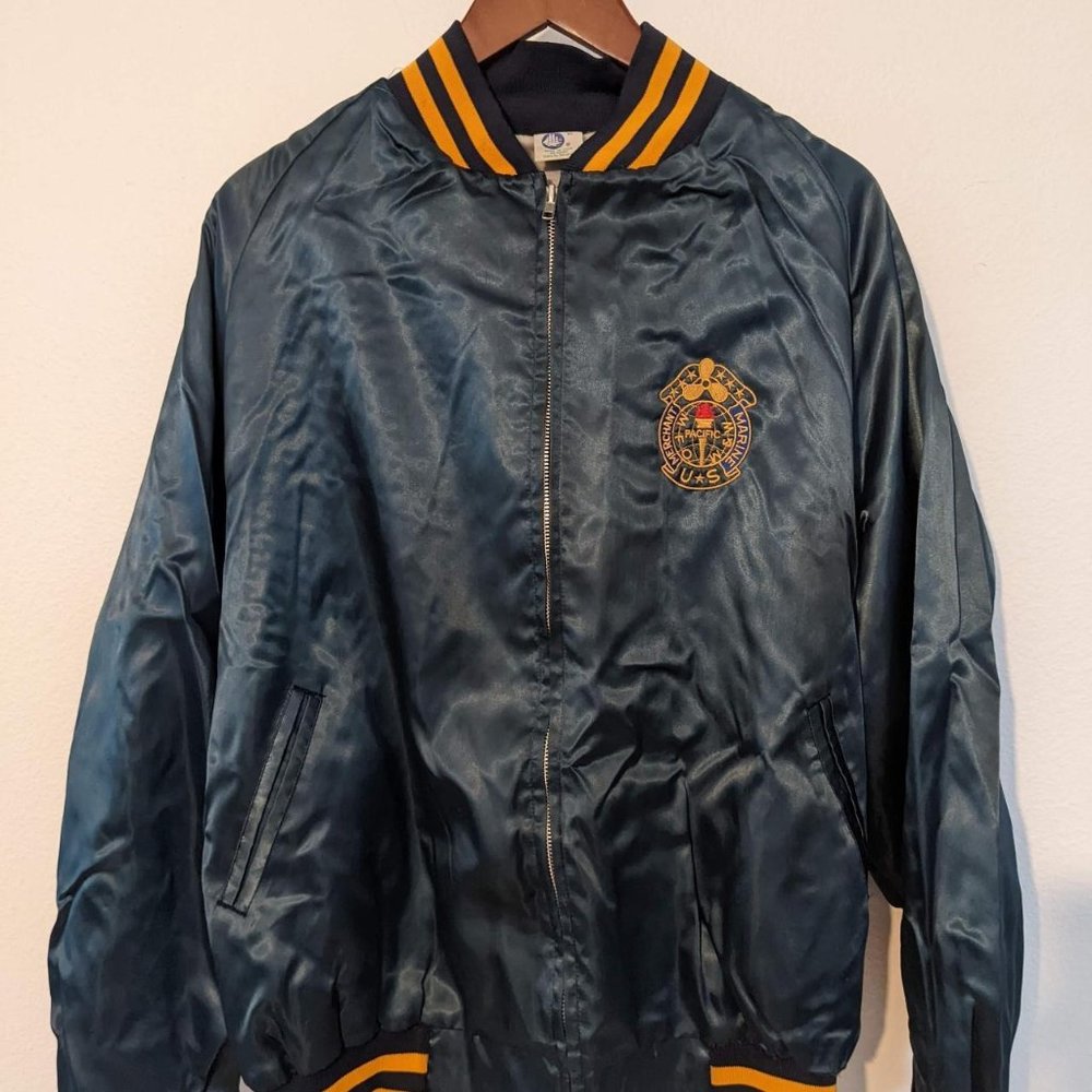 Satin Bomber Jacket - Picture 1 of 4